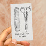 Hair Stylist Vintage Scissor & Comb Beauty Salon Business Card<br><div class="desc">Hair Stylist Vintage Scissor & Comb Beauty Salon Business Cards.</div>