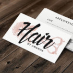 Hair Stylist Vintage Scissor & Rose Appointment<br><div class="desc">Hair Stylist Vintage Scissor & Rose Appointment Business Cards.</div>