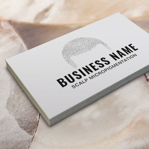Hair Tattoo Professional Scalp Micropigmentation Business Card