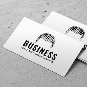 Hair Tattoo Scalp Micropigmentation Professional Business Card
