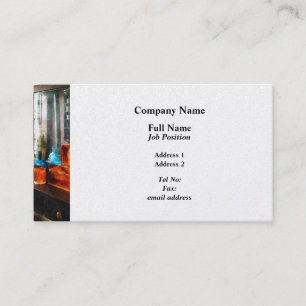 Hair Tonic and Shaving Mugs - Platinum Finish Business Card