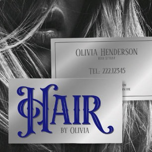 Hair Typograpgy Business Card
