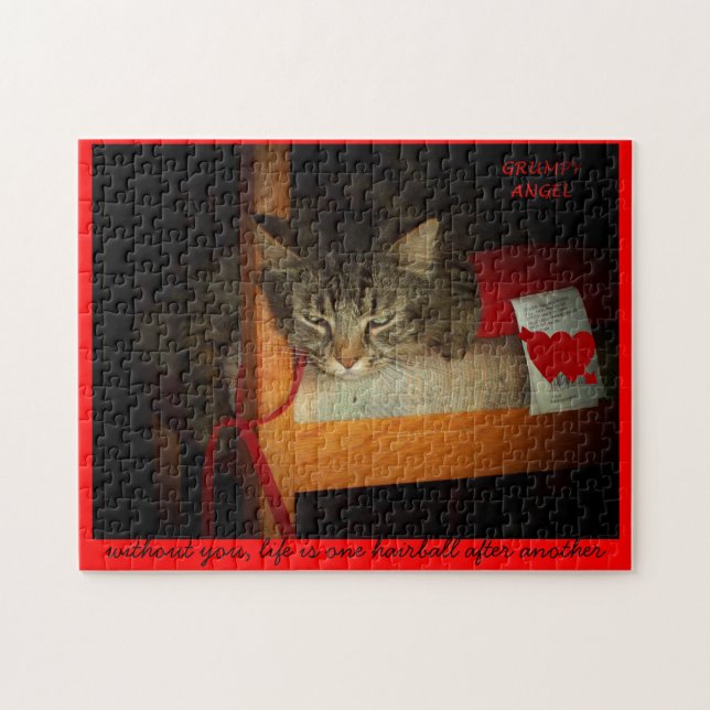 Hairball - Valenpuzzle Jigsaw Puzzle (Horizontal)