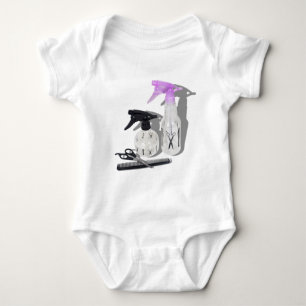 HaircutSprayBottle060910Shadows Baby Bodysuit