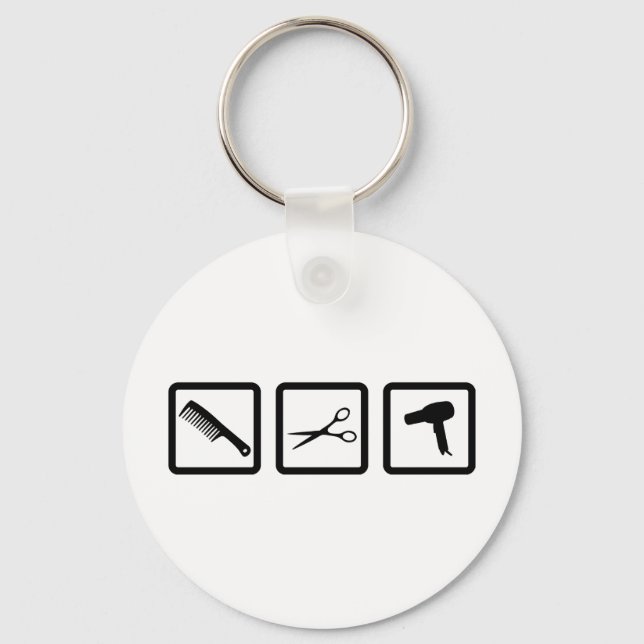 haircutter gear key ring (Front)