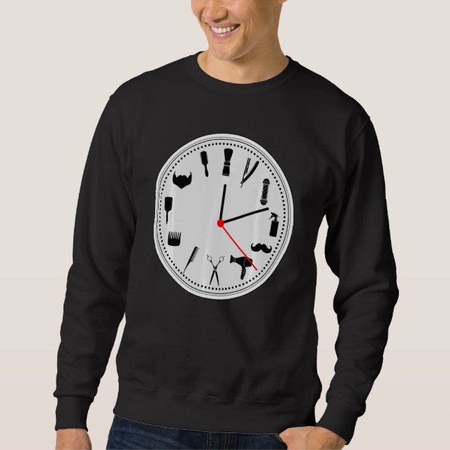 Hairdresser Barber Hairdressing Hairstyling Hairst Sweatshirt (Front)
