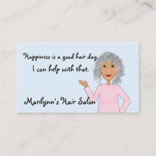 Hairdresser, Beautician, Hair Care Business Card