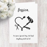 Hairdresser Birthday Card