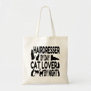 Hairdresser by Day Cat Lover by Night Tote Bag