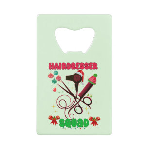Hairdresser Christmas Squad Hair Salon Funny
