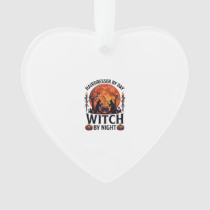 Hairdresser Day Witch Night Halloween Comb Scissor Ornament