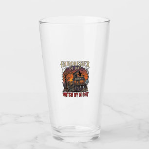 Hairdresser Day Witch Night Halloween Salon Skulls Glass