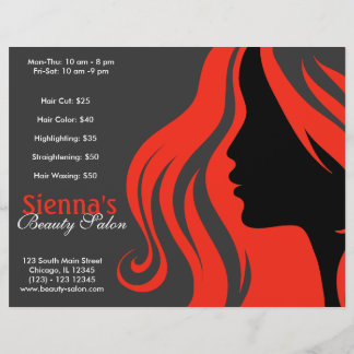 Hairdresser (firebrick) flyer