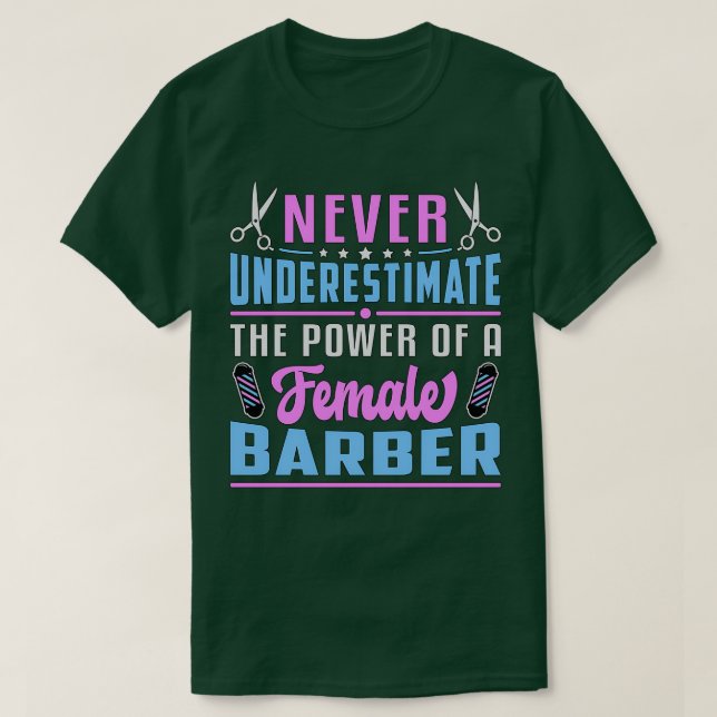 Hairdresser Hair Stylist Scissors Haircut Gift Ide T-Shirt (Design Front)
