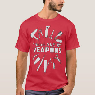 Hairdresser Hair Stylist Scissors Haircut Gift Ide T-Shirt