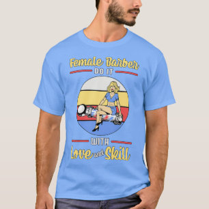 Hairdresser Hair Stylist Scissors Haircut Gift Ide T-Shirt