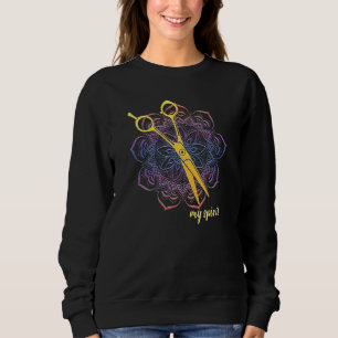Hairdresser · Hairdresser · Hairstylist Mandala Sweatshirt