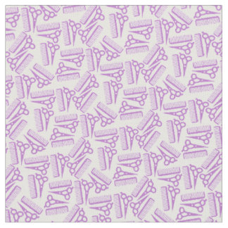 Hairdresser Hairstylist Scissors Fabric Purple