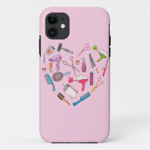 Hairdresser Hairstylist Tool Heart Case-Mate iPhone Case