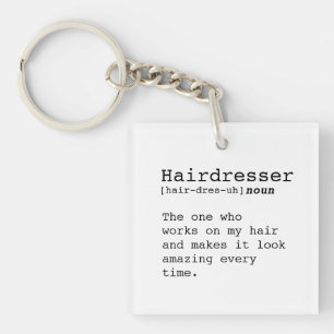 Hairdresser Key Ring