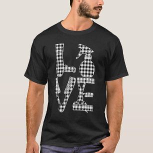 Hairdresser Love Hairdryer Scissors Barber Hair Br T-Shirt