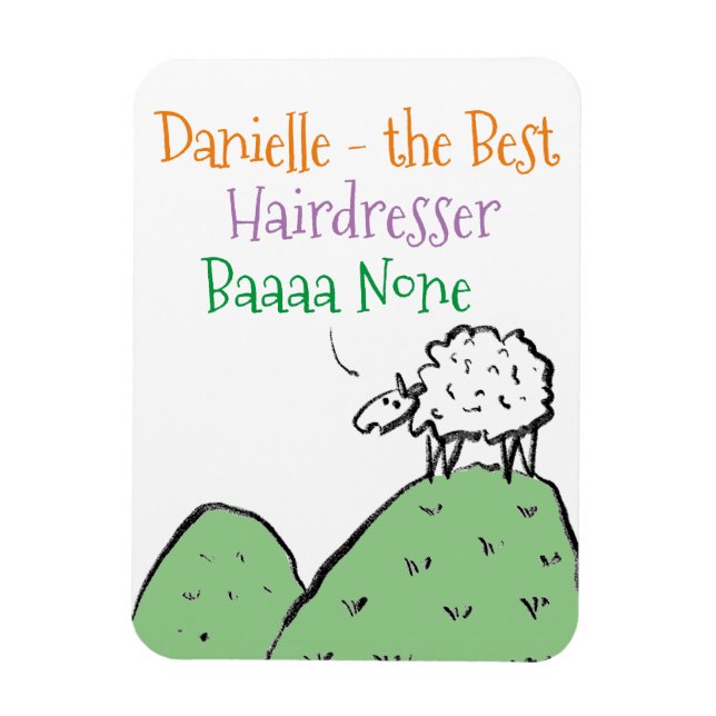 Hairdresser Magnet (Vertical)