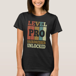 Hairdresser Pro Unlocked Vintage Style Unique T-Shirt
