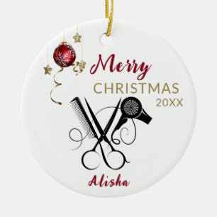 Hairdresser Professional Salon Ceramic Ornament