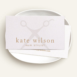 Hairdresser Salon Scissors Business Card