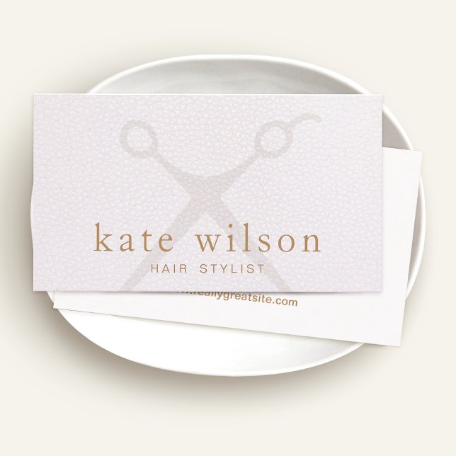 Hairdresser Salon Scissors Business Card (Creator Uploaded)