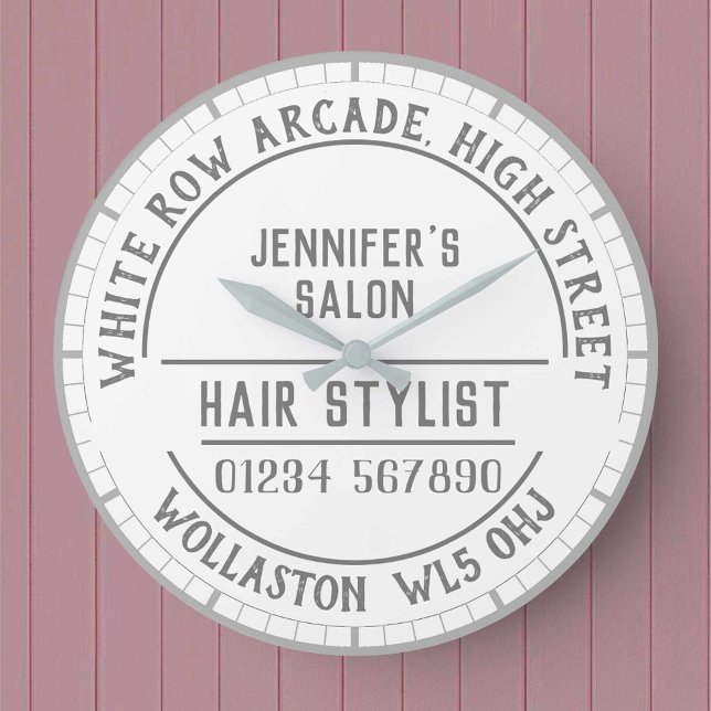 Hairdresser Salon Wall Clock (Creator Uploaded)