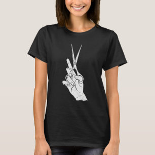 Hairdresser Scissors Beautician Hairstylist Hairc T-Shirt