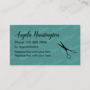 Hairdresser Stylish Deisgn Business Card