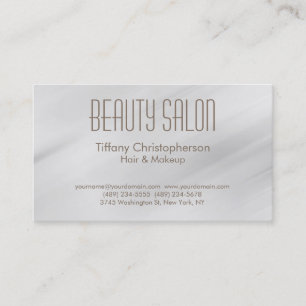 Hairdresser Stylist Beauty Salon Professional Business Card