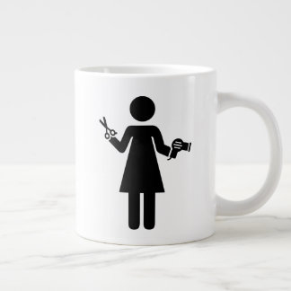 Hairdresser Symbol Large Coffee Mug