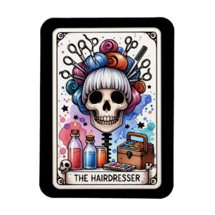 Hairdresser Tarot Card Magnet
