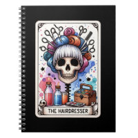 Hairdresser Tarot Card Notebook