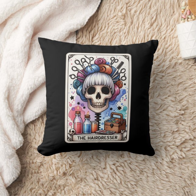 Hairdresser Tarot Card Pillow (Blanket)