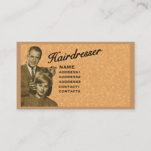 HAIRDRESSER - VERY PROFESSIONAL PROFILE (3A) BUSINESS CARD