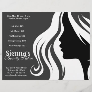 Hairdresser (White) Flyer