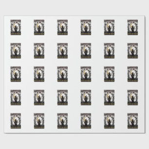 Hairdresser Witch Halloween Stylist by Day Design_ Wrapping Paper