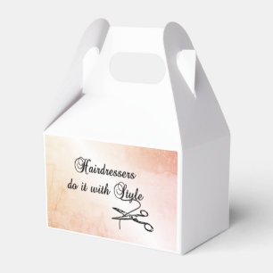 Hairdressers Do It With Style  Favour Box