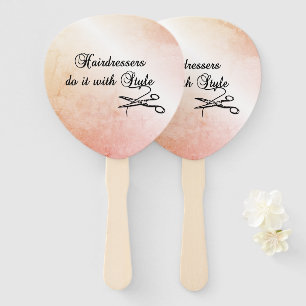 Hairdressers Do It With Style  Hand Fan