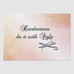 Hairdressers Do It With Style Tissue Paper
