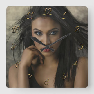 Hairdressers Square Wall Clock