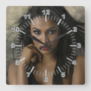 Hairdressers Square Wall Clock