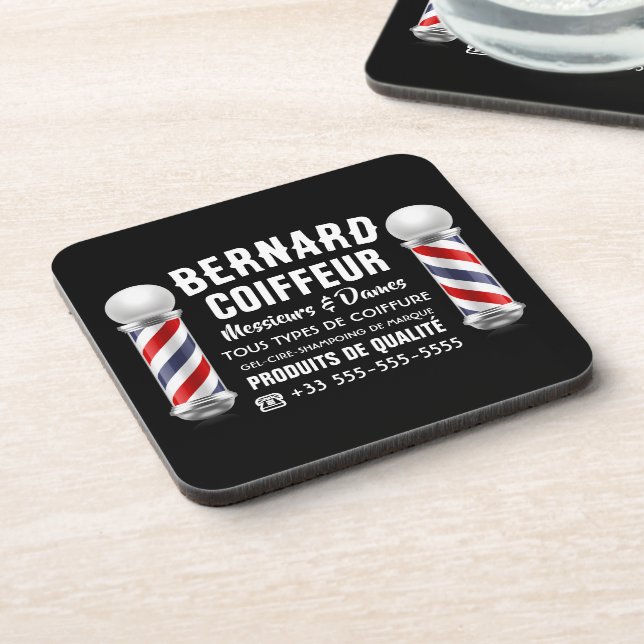 Hairdressing Salon Decoration Coaster (Left Side)