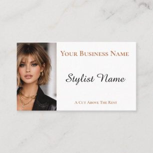Hairdressing Template Personalise Business Card