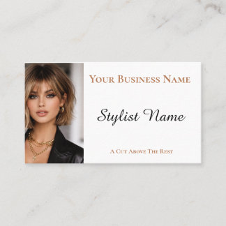 Hairdressing Template Personalize Business Card
