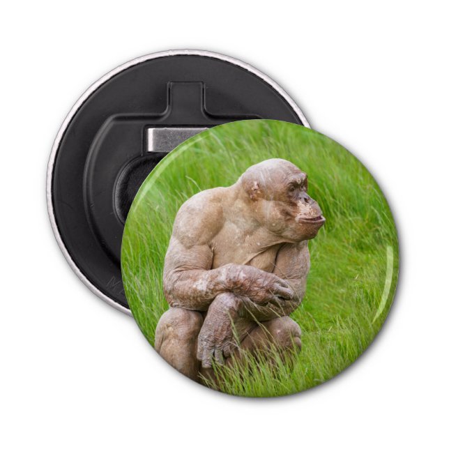 Hairless Chimpanzee Bottle Opener (Front)